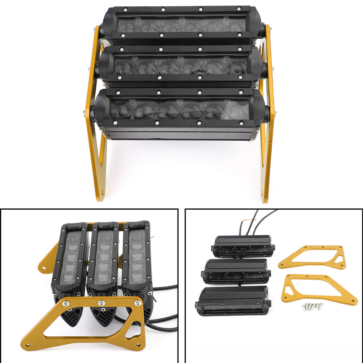 3Row 13-19 Honda Grom 125 MSX SF GD LED Reflektor motocyklowy Białe światło