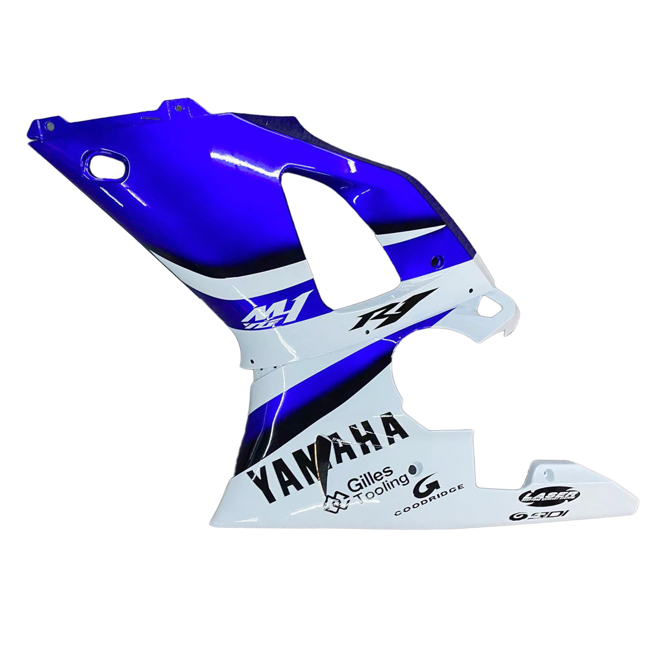 Amotopart 2000-2001 Yamaha YZF 1000 R1 Blue White Fairing Kit