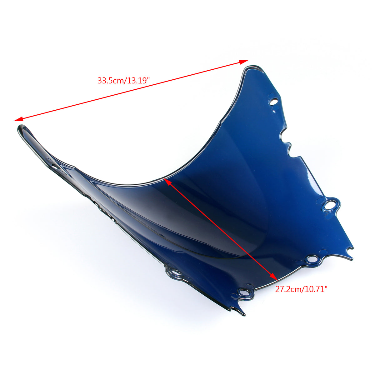 1998-2002 Yamaha YZF R6 Blue Windshield Windscreen Double Bubble