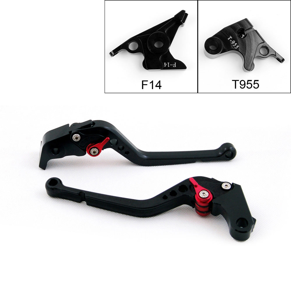 Triumph Speed ​​Triple Four DAYTONA 955i Alavancas de freio e embreagem longas pretas