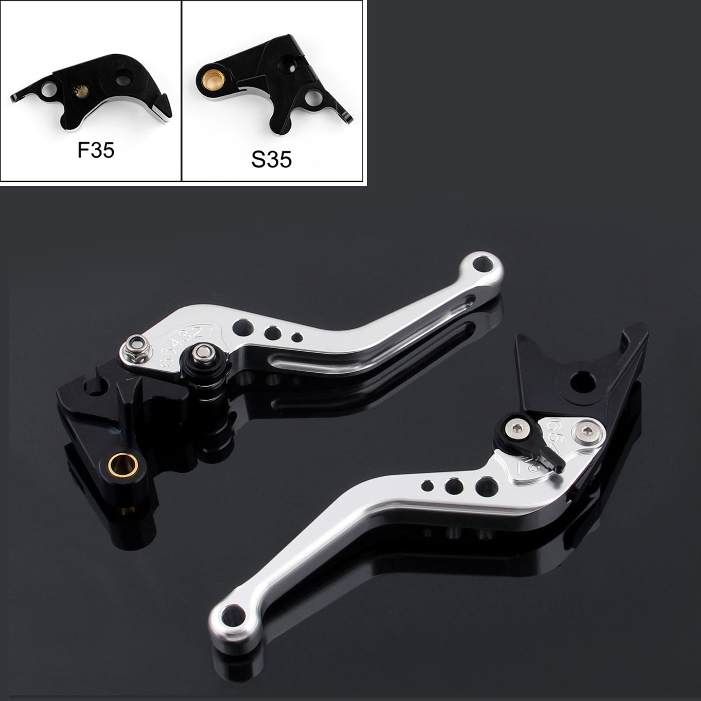06–10 2005–2006 Suzuki GSXR600 GSXR750 GSXR1000 Bremskupplungshebel Silber