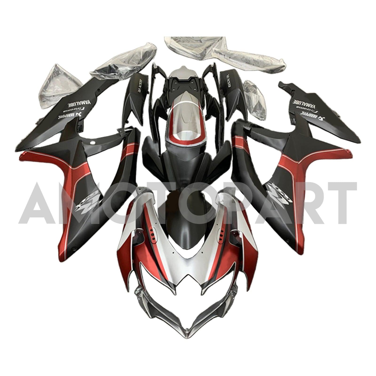 Amotopart 2008-2010 Suzuki GSXR 600/750 Collection de kit de carénage deux