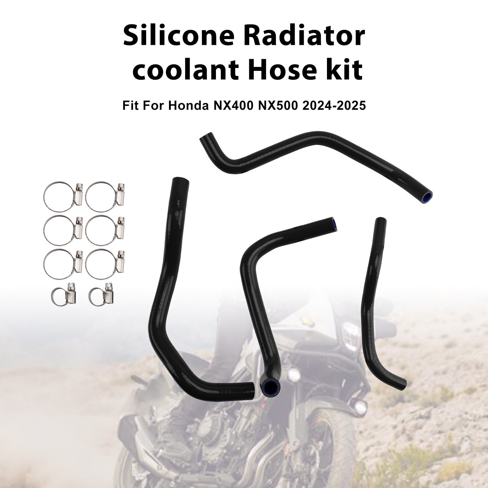 Honda NX400 NX500 CB500 CB500F/X/R Silicone Radiator coolant Hose