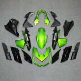 Amotopart 2010-2013 Z1000 Kawasaki Green&Black Style2 Fairing Kit