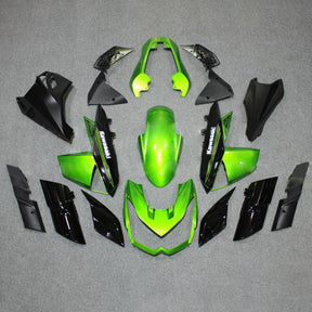 Amotopart 2010-2013 Z1000 Kawasaki Green&amp;Black Style2 Verkleidungsset