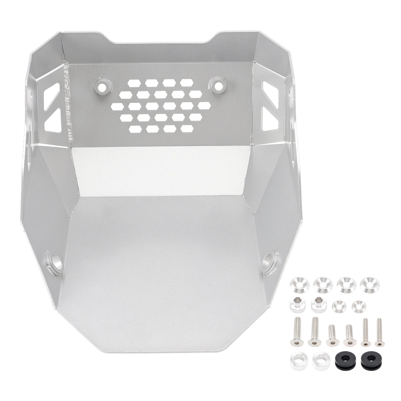2024+ CFMOTO 450MT 450 MT Engine Chassis Protection Guard Skid Plate Silver