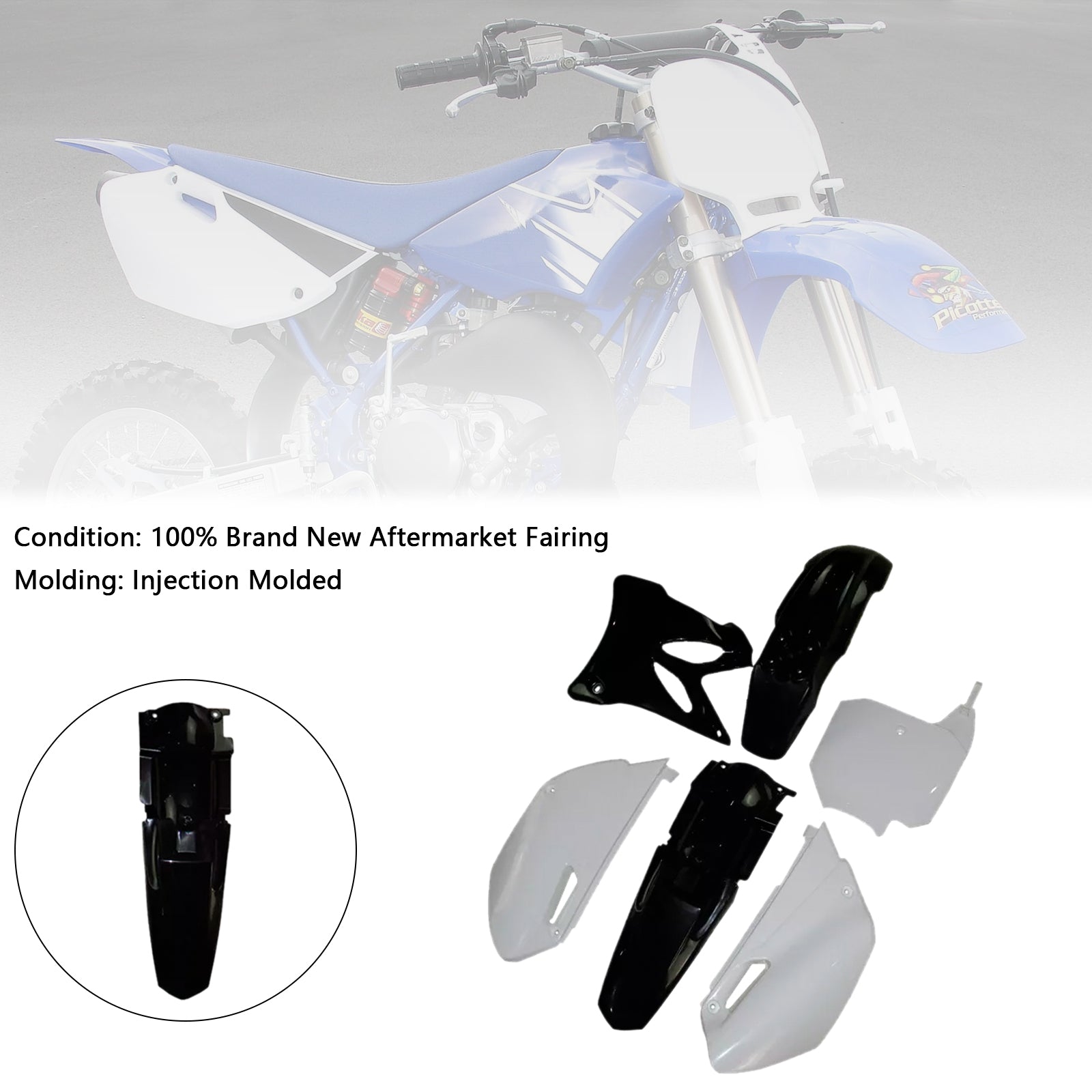 Amotopart 2002-2014 Yamaha YZ85 Fairing Kit