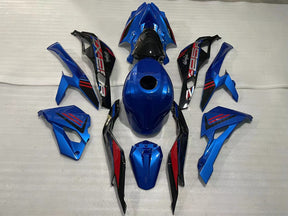 Amotopart 2020–2022 Kawasaki Ninja ZX-25R Schwarz Blau Verkleidungsset