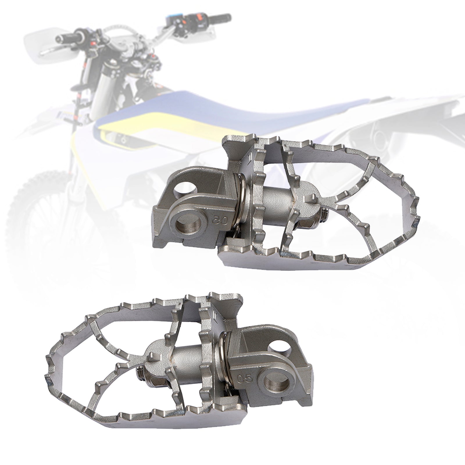 Pedane anteriori Pedana adatta per Husqvarna 701 Enduro 16-23 norden 901 22-23