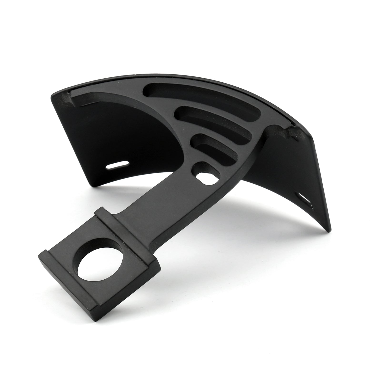 Staffa porta targa per montaggio laterale curvo Yamaha R1 2004-2014 BLK