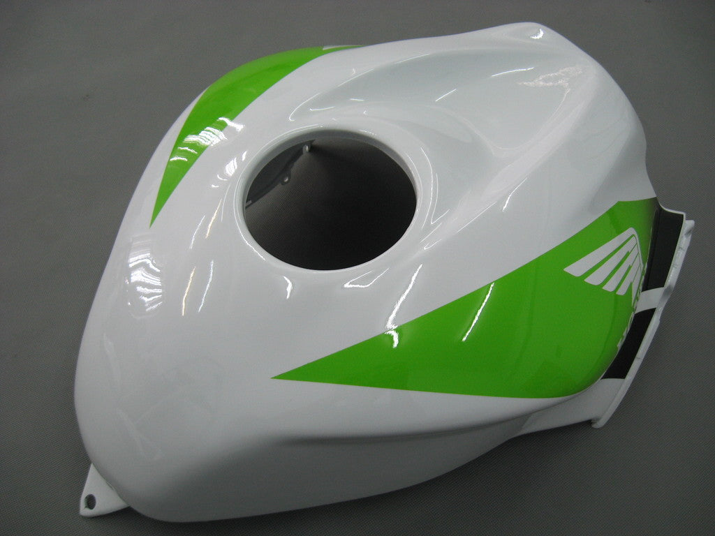 Amotopart 2007–2008 Honda CBR600RR Verkleidungsset in Weiß und Grün