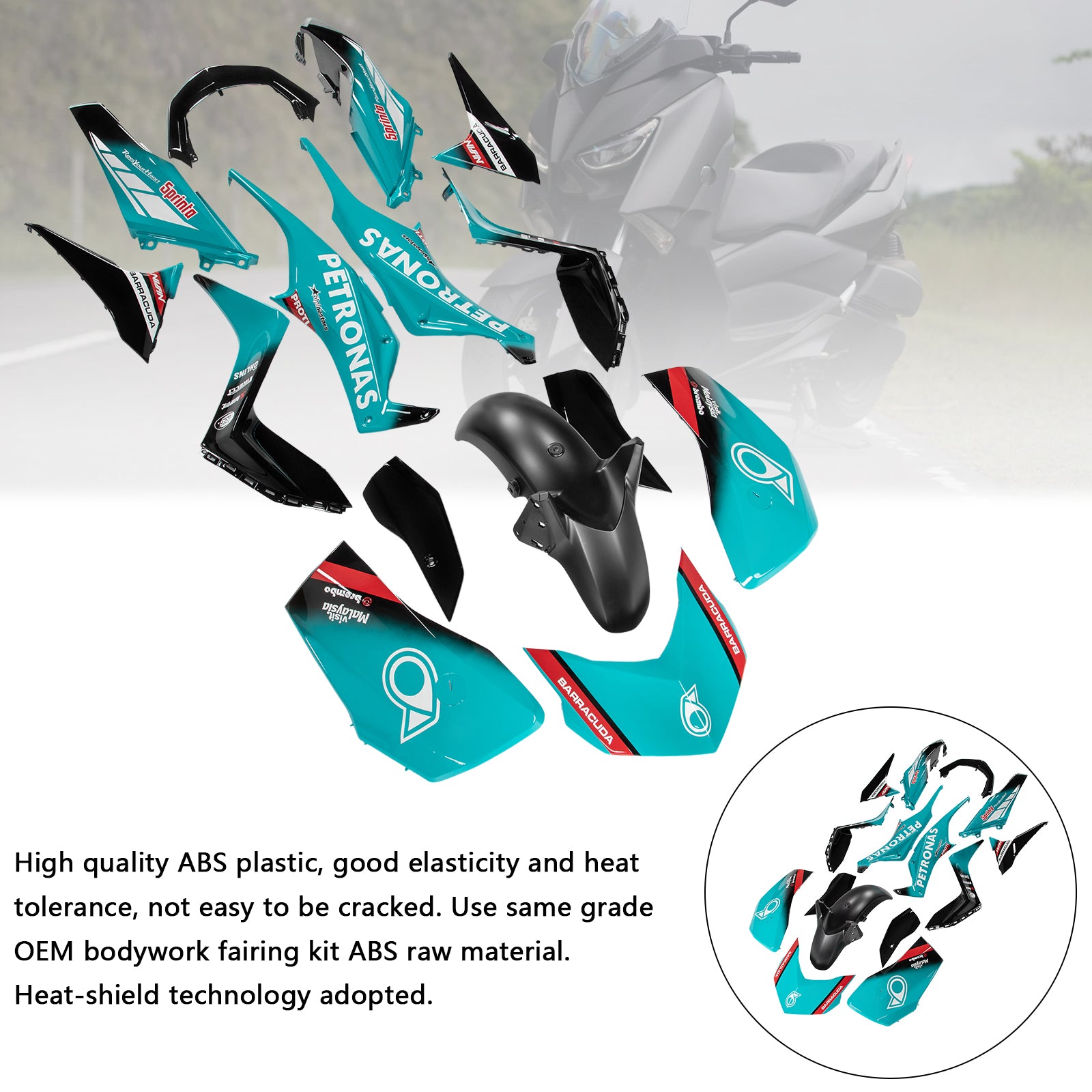 Amotopart 2023-2024 Yamaha X MAX 300 Fairing Kit