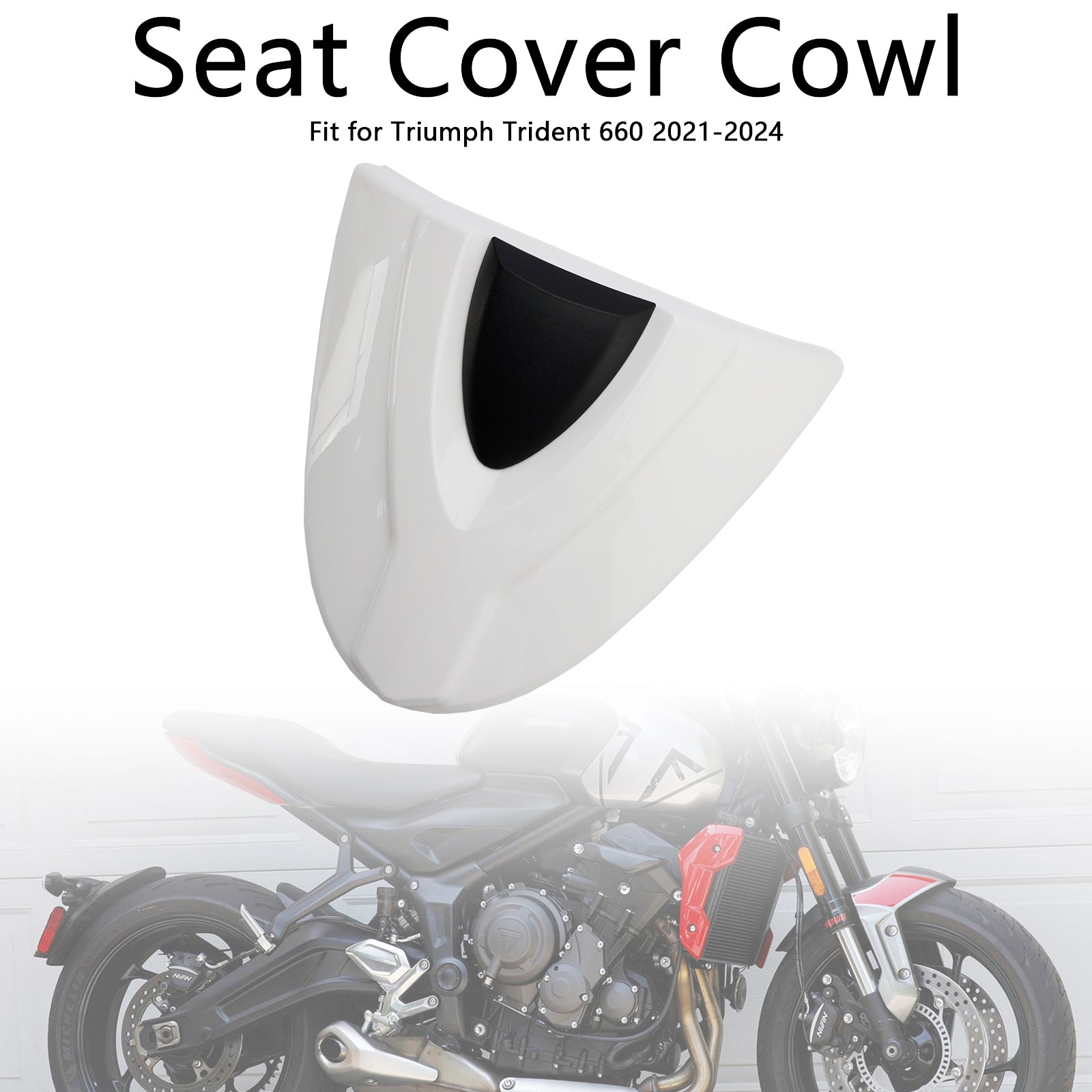 21-24 Trident 660 Tail Rear Seat Cover Fairing Cowl