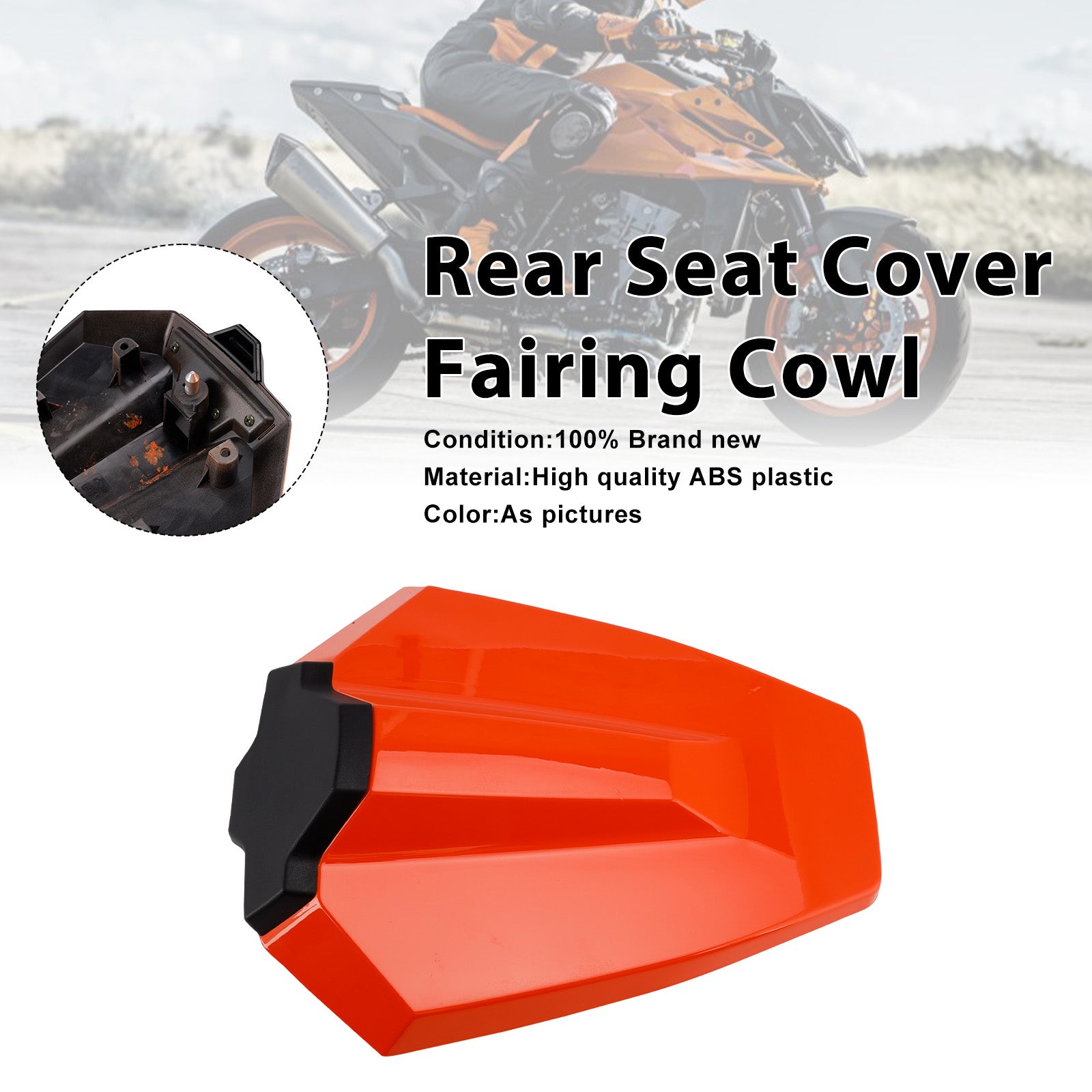 2024-2025 Duke 990 Rear Pillion Seat Cover Fairing Cowl