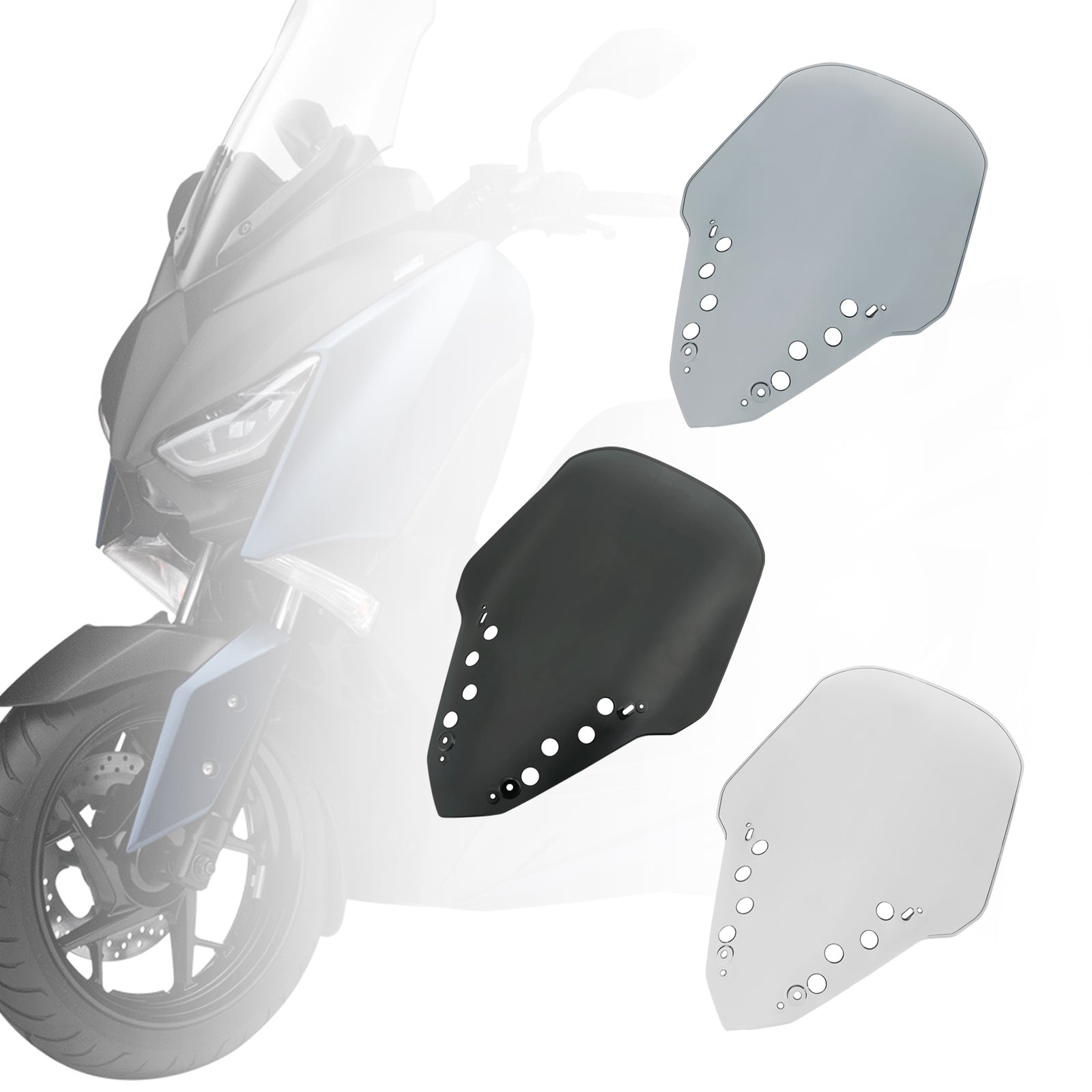 ABS Motorcycle Windshield WindScreen fit for YAMAHA X-MAX 300 2023