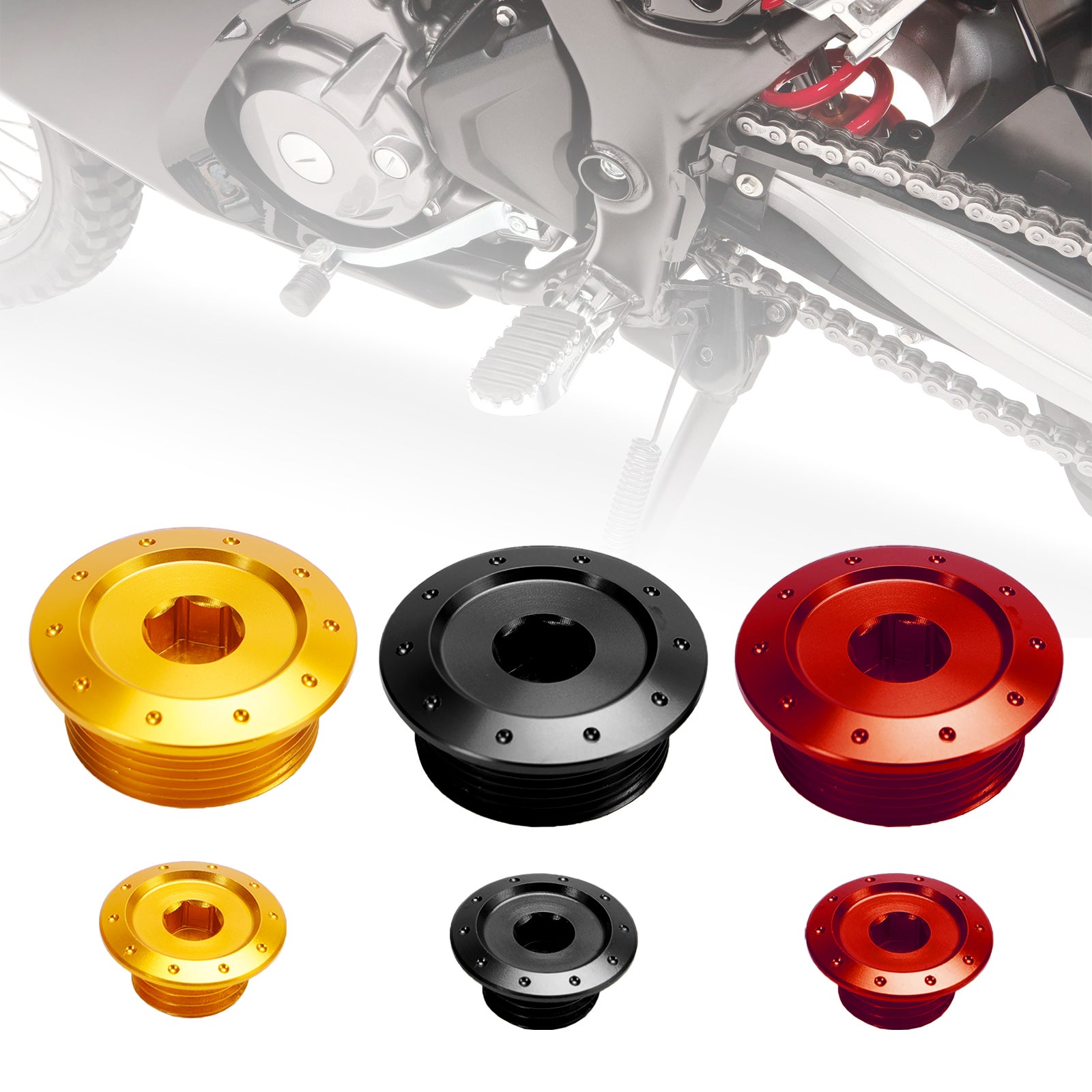 Kit tappo coperchio accensione nero per Honda CRF 250 300 Rally CRF250L CRF300L 21-2023