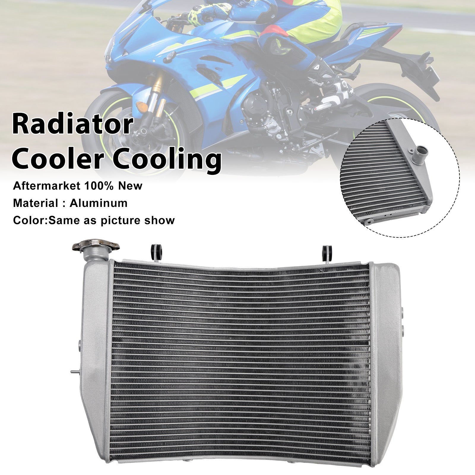 2017-2025 Chladič motoru Suzuki GSXR1000 GSXR1000R