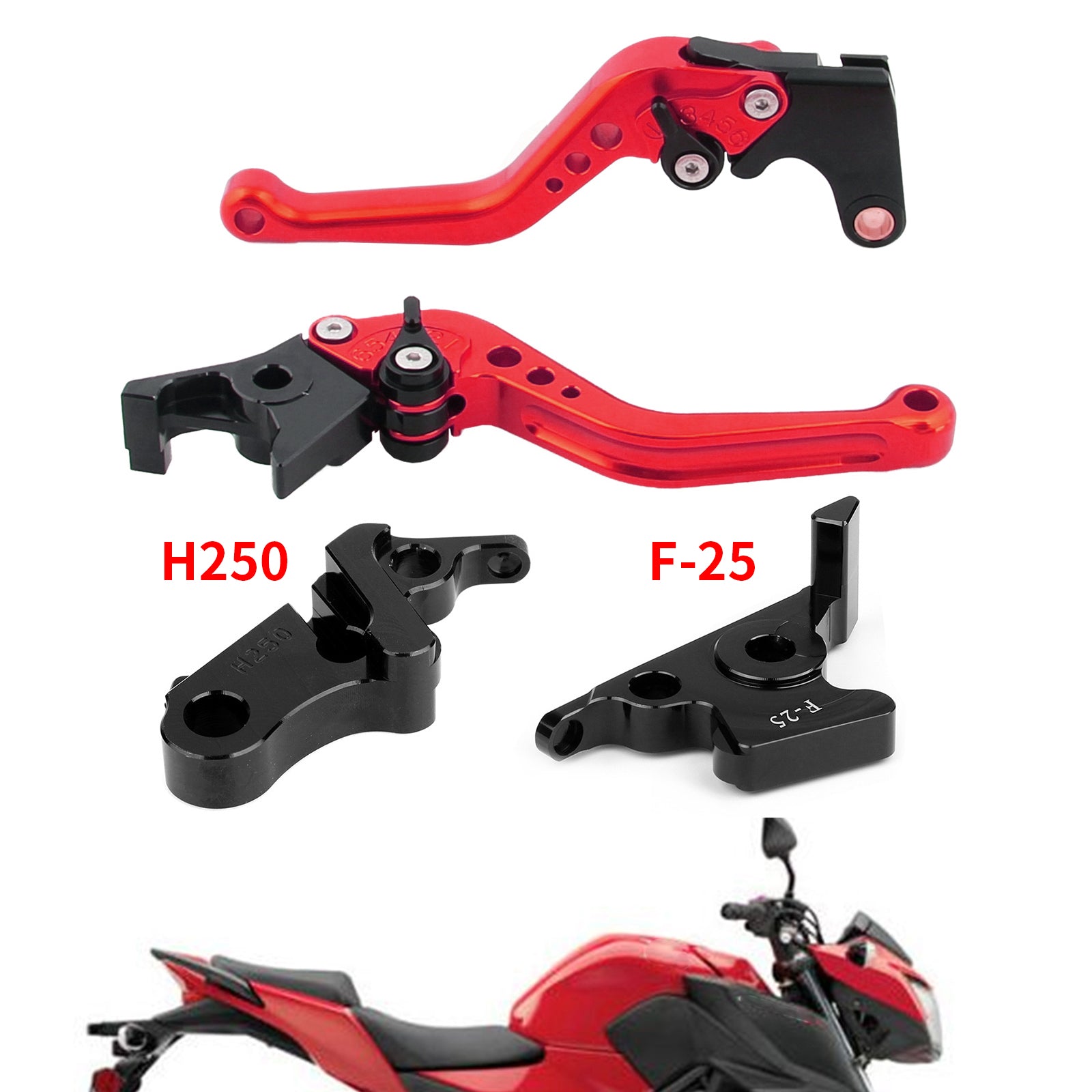 2013-2018 2014-2018 Honda CBR500R/F/X CB300R/F/FA korte koppelingsremhendel