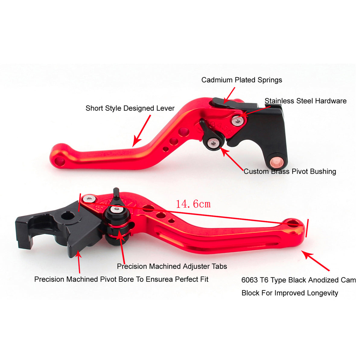 2013-2018 2014-2018 Honda CBR500R/F/X CB300R/F/FA korte koppelingsremhendel