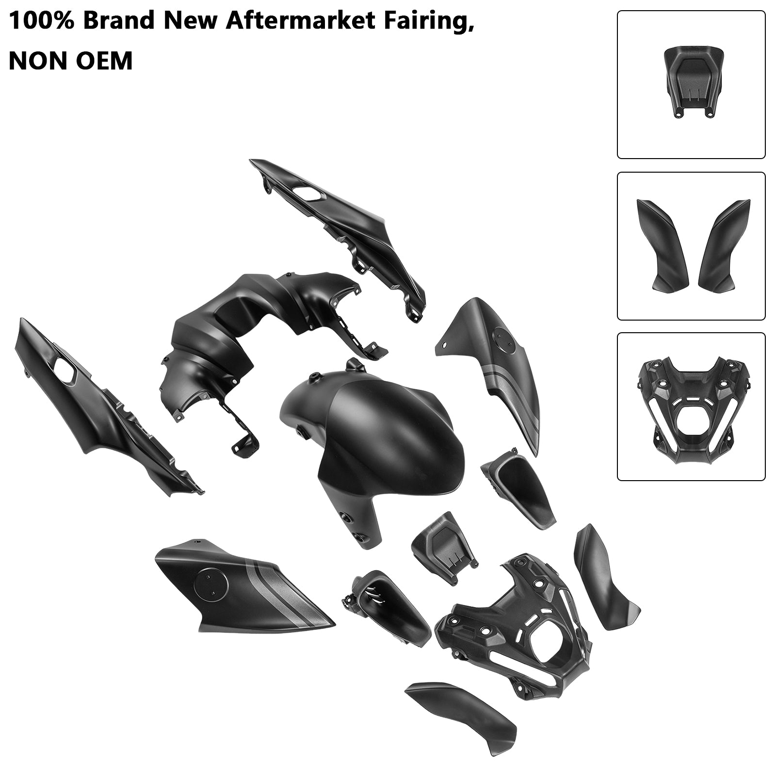 Amotopart 2021-2023 Yamaha MT 09 Fairing Kit