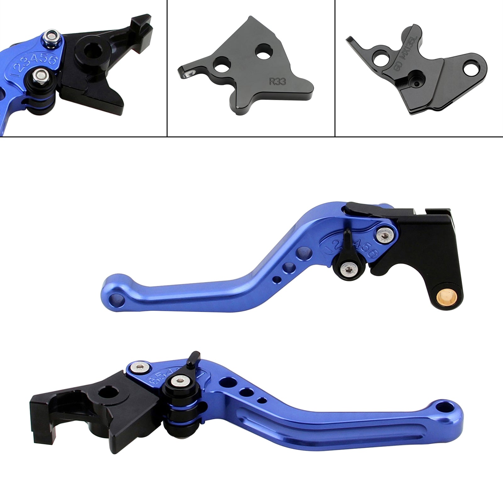 Yamaha YBR125 2005-2014 Nouveau levier de frein à embrayage court