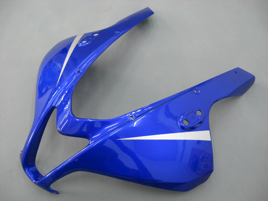 Amotopart 2007-2008 Honda CBR600RR Kit de carenado azul y plateado