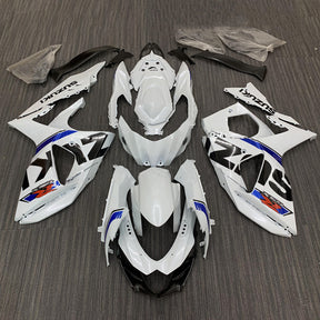 Amotopart 2009-2016 K9 GSXR1000 Suzuki Blue&White Style5 Fairing Kit