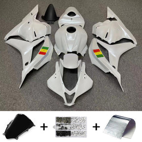 Amotopart 2007-2008 Honda CBR600RR White Fairing Kit