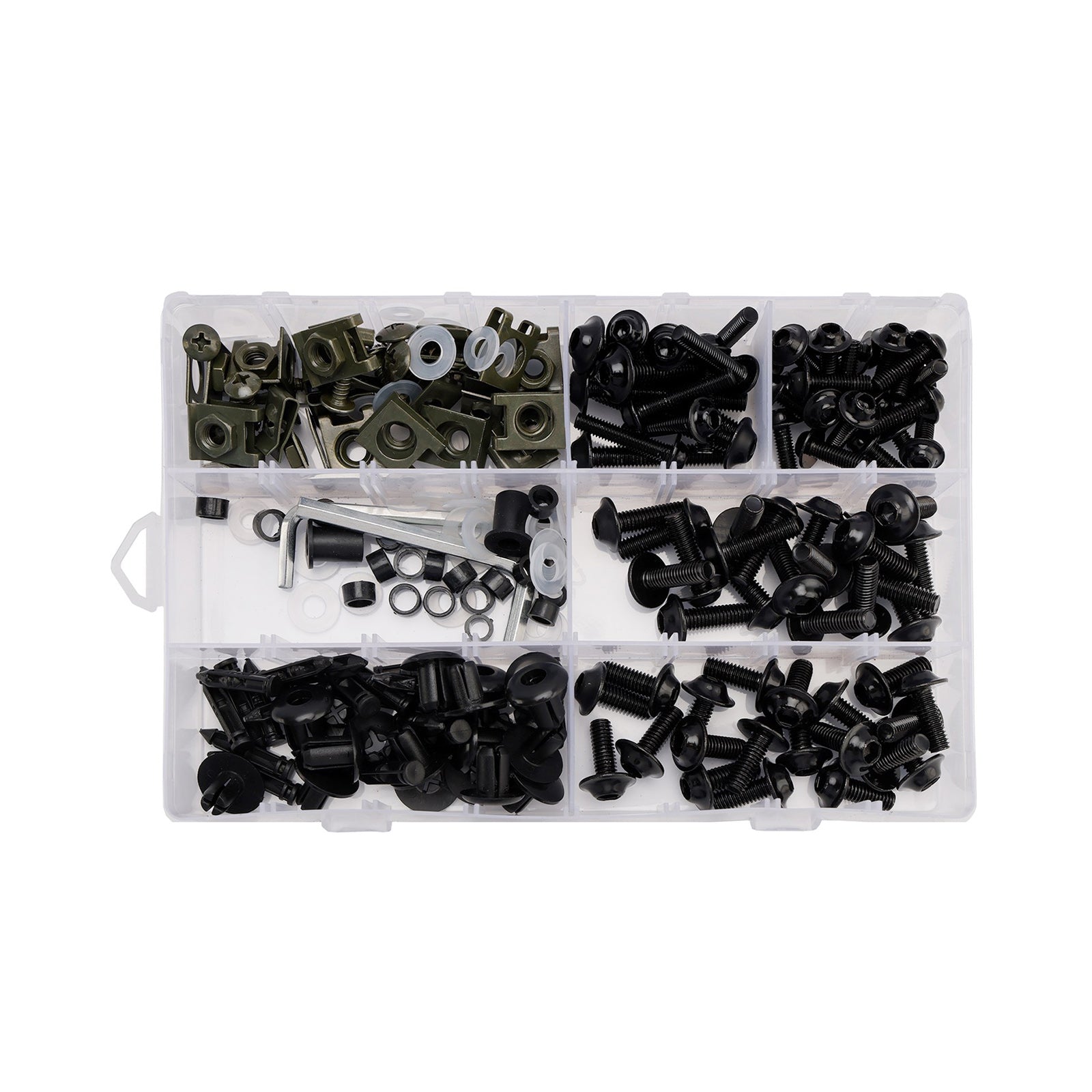 Amotopart 2017-2023 Yamaha YZF-R6 Grey Black Fairing Kit