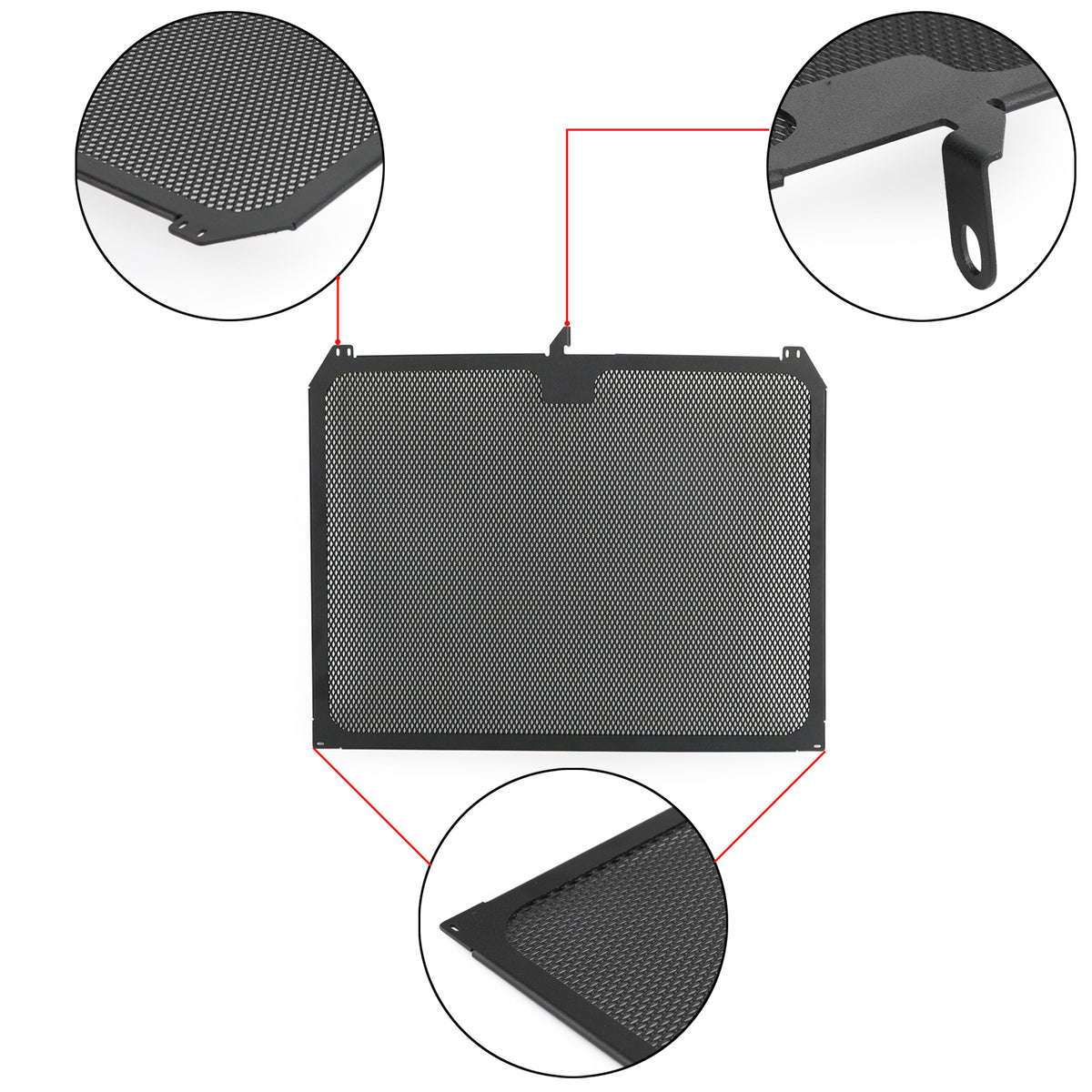 2017-2020 Yamaha YZF R6 YZF-R6 ?Areyourshop Black Radiator Guard Cover Protector