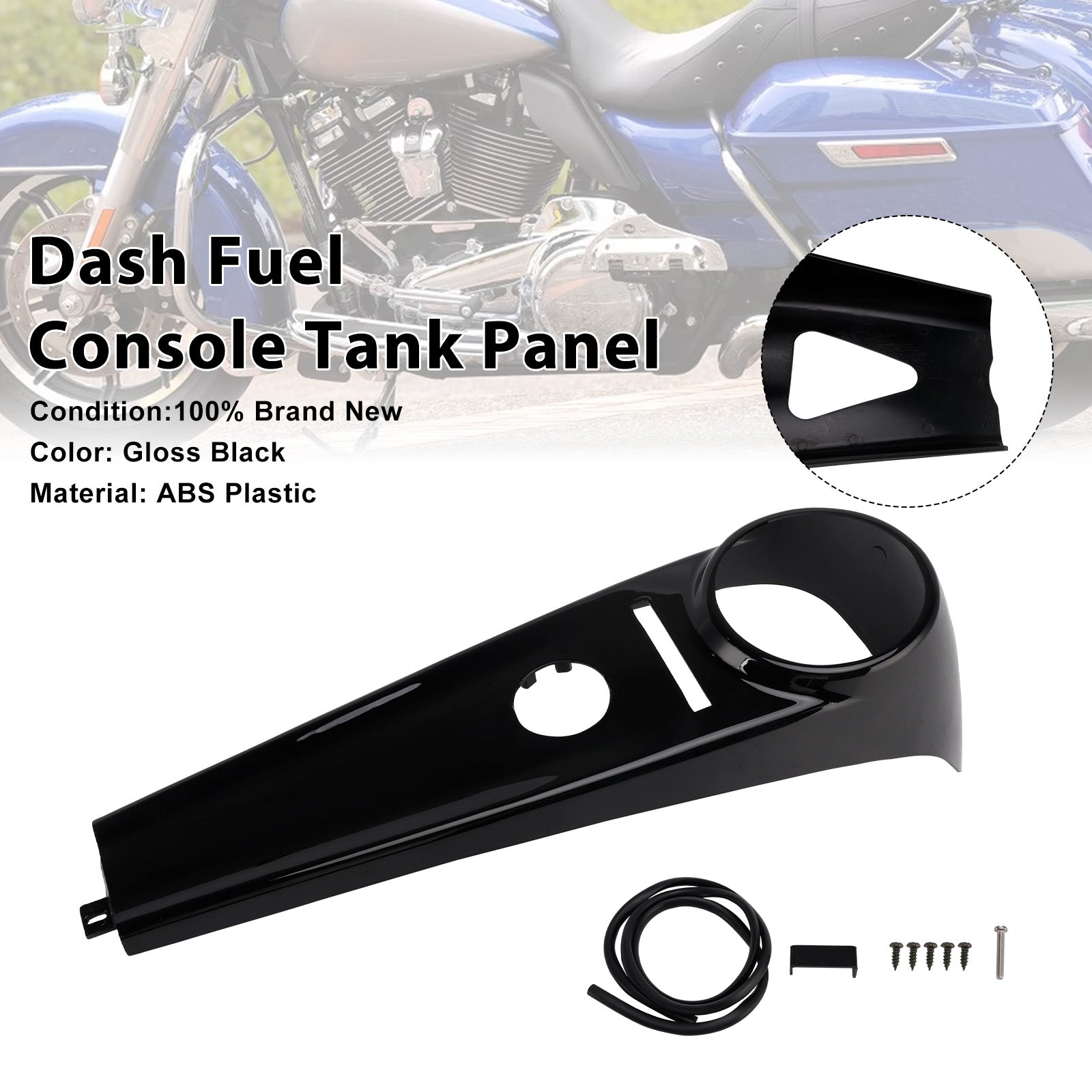 Road King 2000-2017 Dash Fuel Console Tank Panel