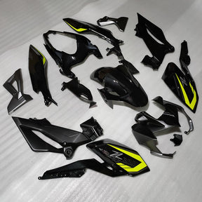 Kit carena Amotopart 2018-2023 Z400 Kawasaki Style1 nero e giallo