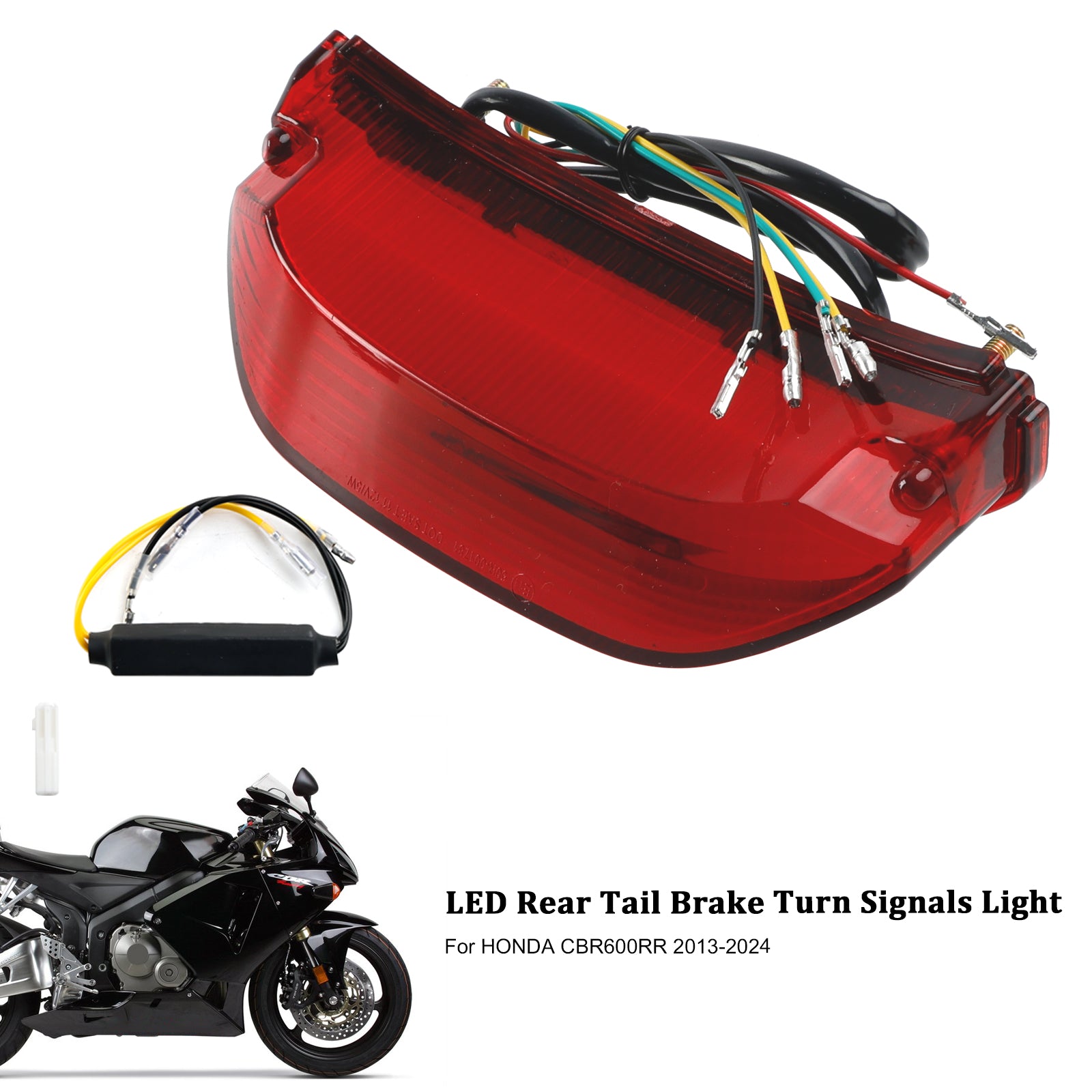 13-24 HONDA LED Rear Tail Brake Turn Signals Light CBR600RR