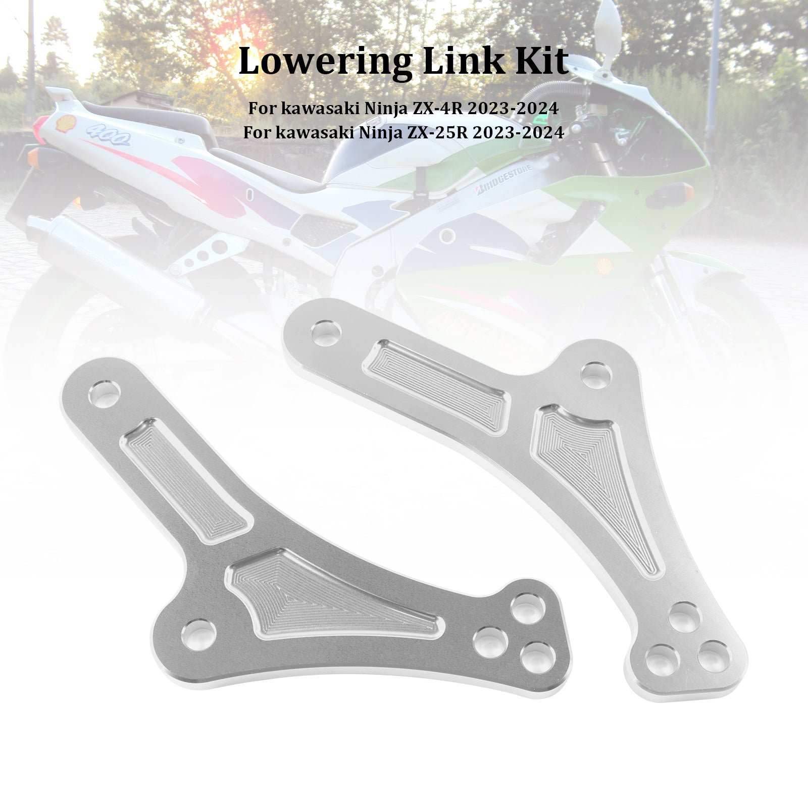 23-24 Kawasaki ZX-25R ZX-4R Adjustable Lower Suspension Links