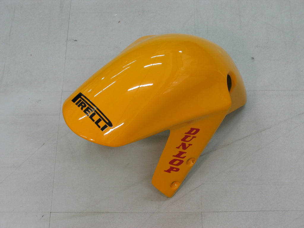 Amotopart Suzuki 01-03 GSXR600 & 00-03 GSXR750 Kit de carénage jaune bleu