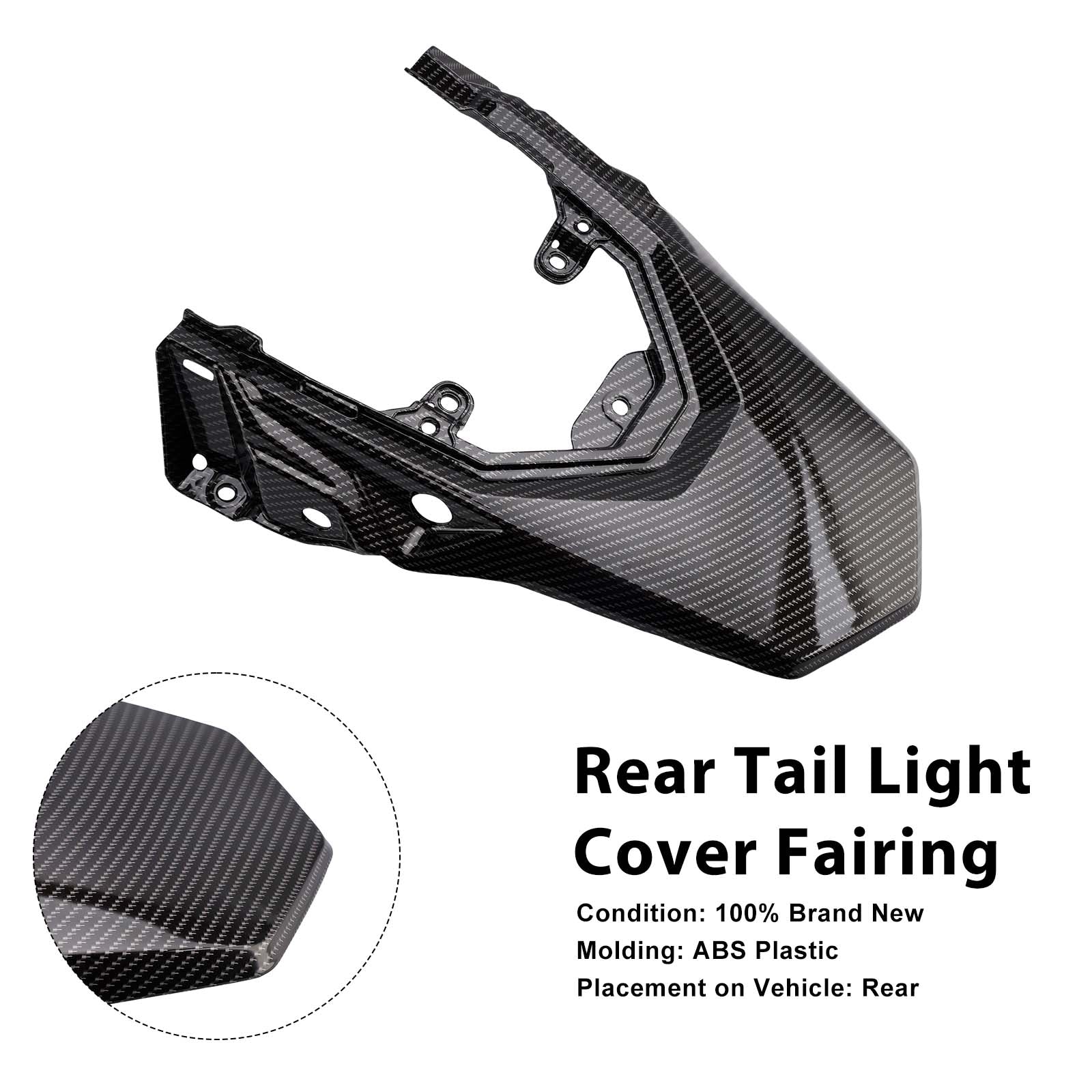 2025-2026 Yamaha Tenere 700 T700S Rear Tail Light Cover Fairing