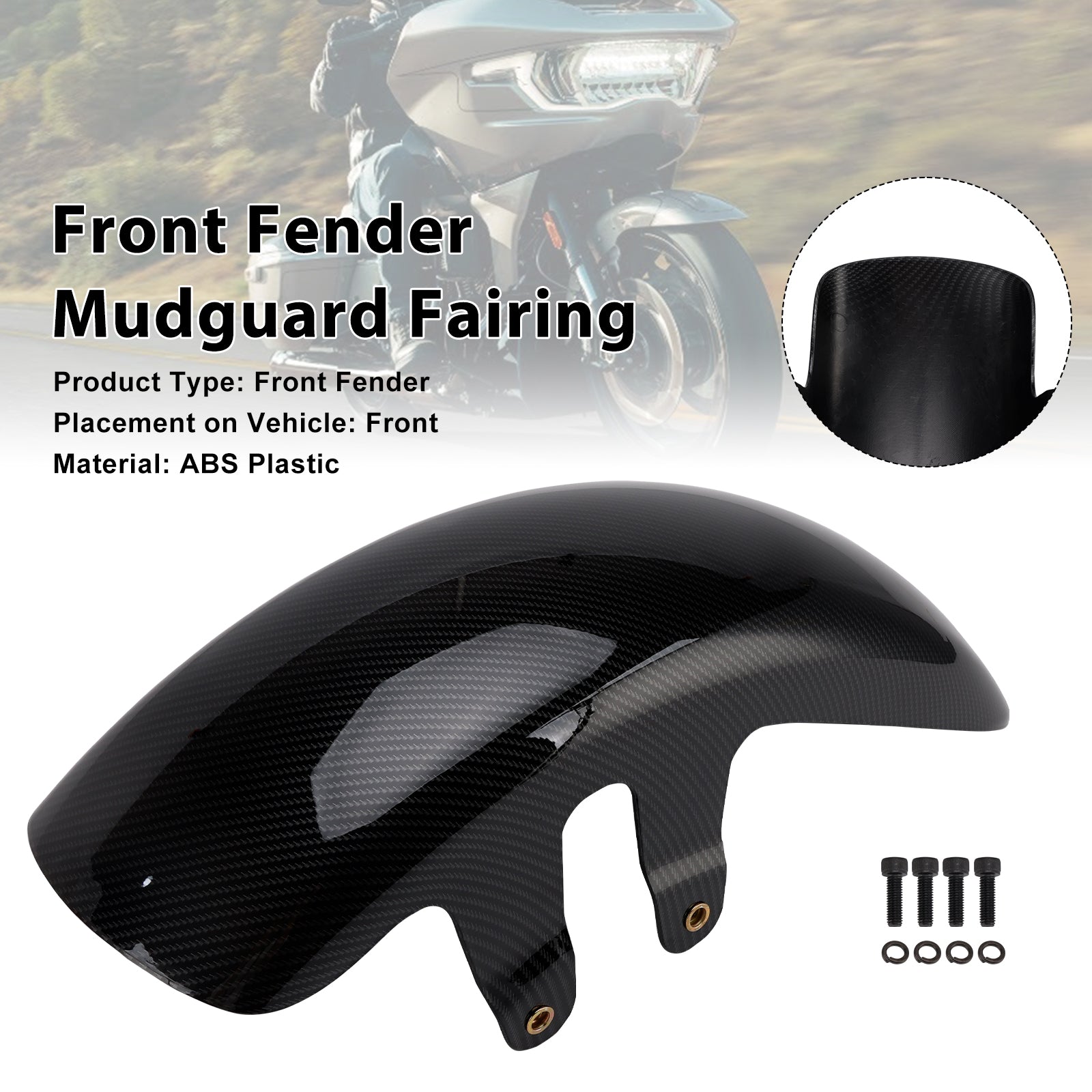 23-25 Touring CVO Road Glide / Street Glide  Front Fender Mudguard Fairing