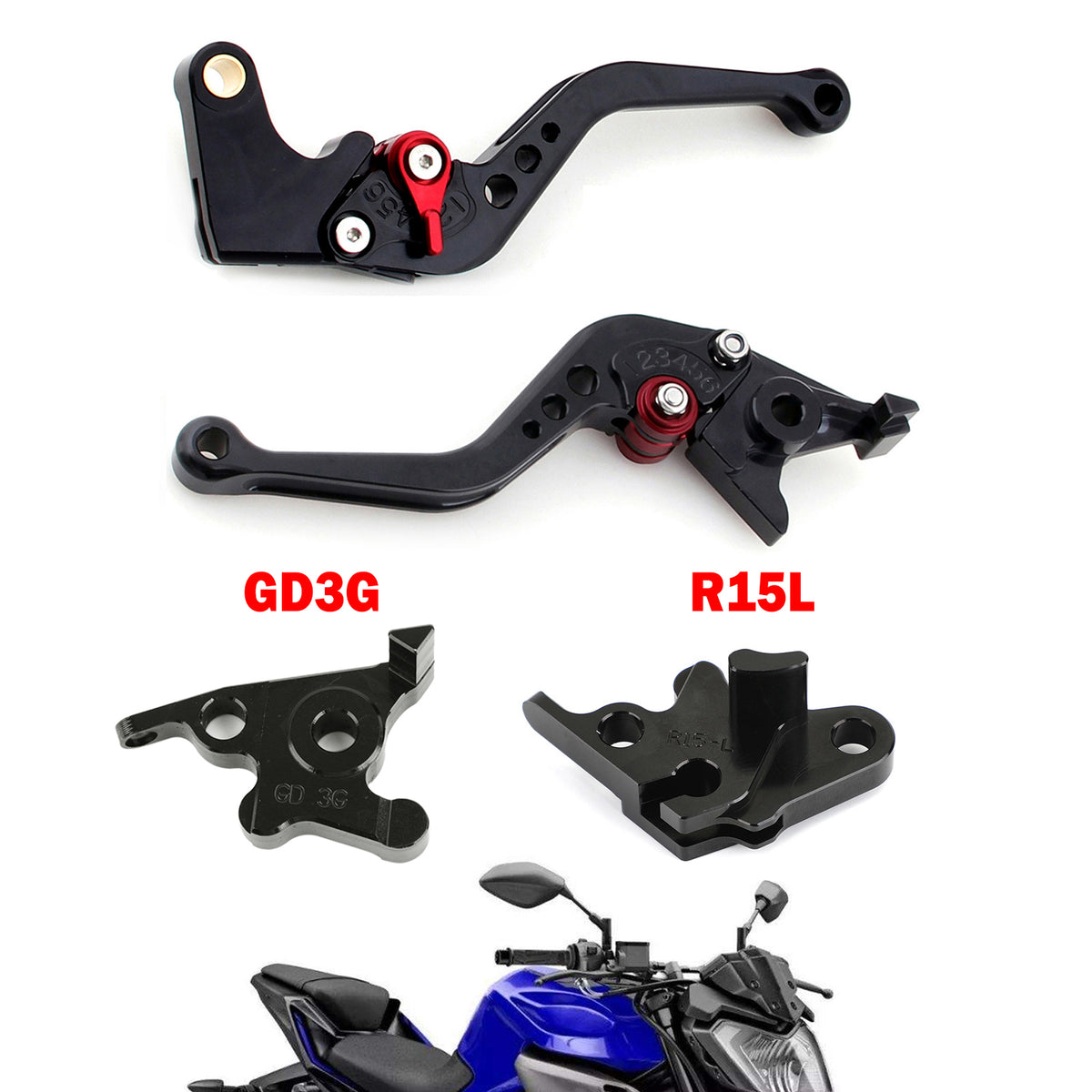 2014-2019 YAMAHA MT125 Motorcycle Short Clutch Brake Lever
