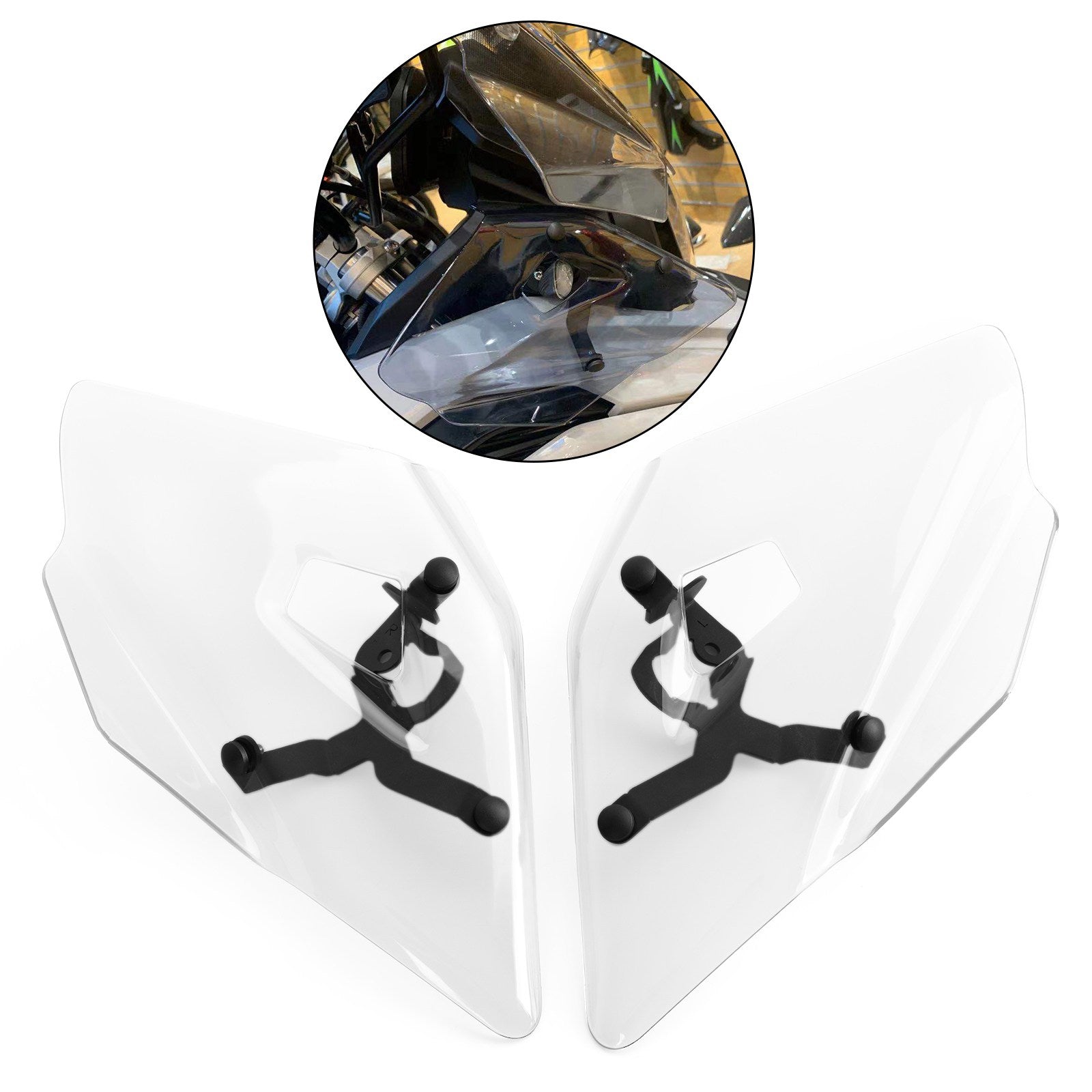 BMW R1200GS R1250GS LC ADV F750GS F850GS Motorcycle Deflector Side Top Clear