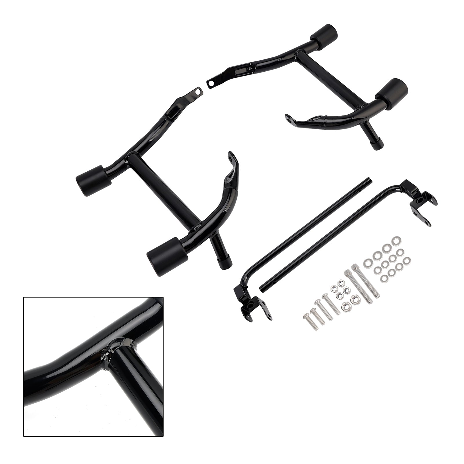 24-25 Touring 117 121 Cvo  Saddlebag Guard Crash Bar Frame Protector Bumper