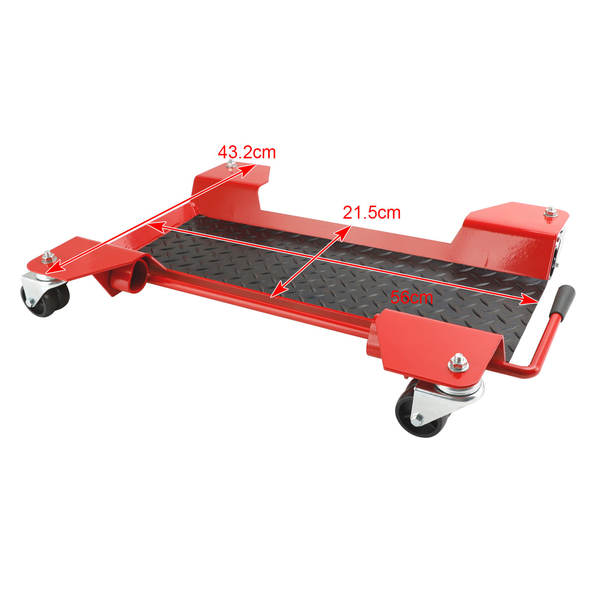 Motorcycle Centre Stand Moving Dolly Trolley Platform 360 Degree Casters 250kg