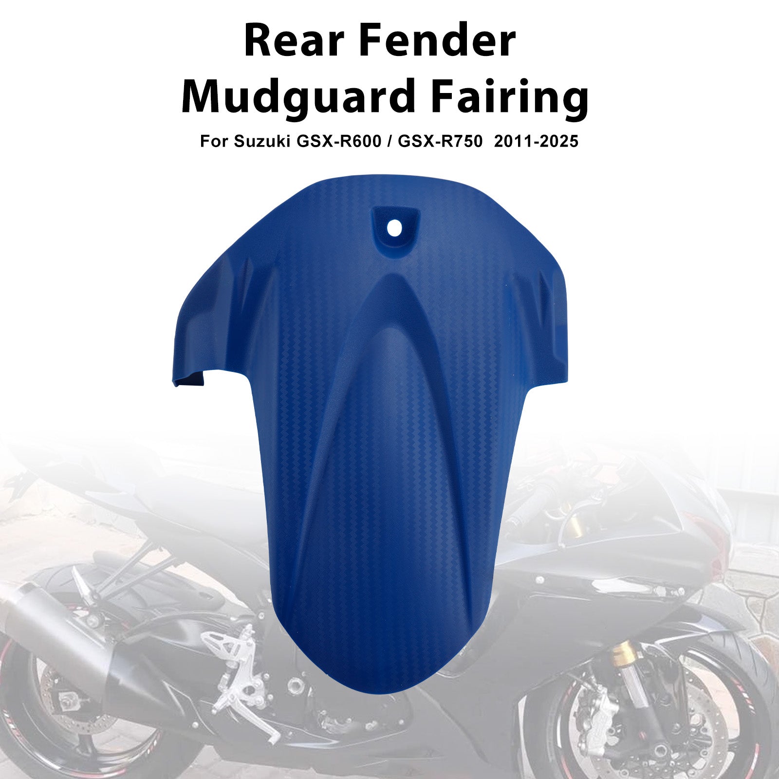 2011-2025 Suzuki GSXR600 GSXR750  Rear Fender Mudguard Fairing