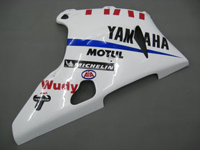 Amotopart 2000-2001 Yamaha YZF 1000 R1 Blue&amp;White Style2 Verkleidungsset