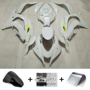 Kit carena Amotopart 2016-2020 Kawasaki ZX10R bianco e giallo