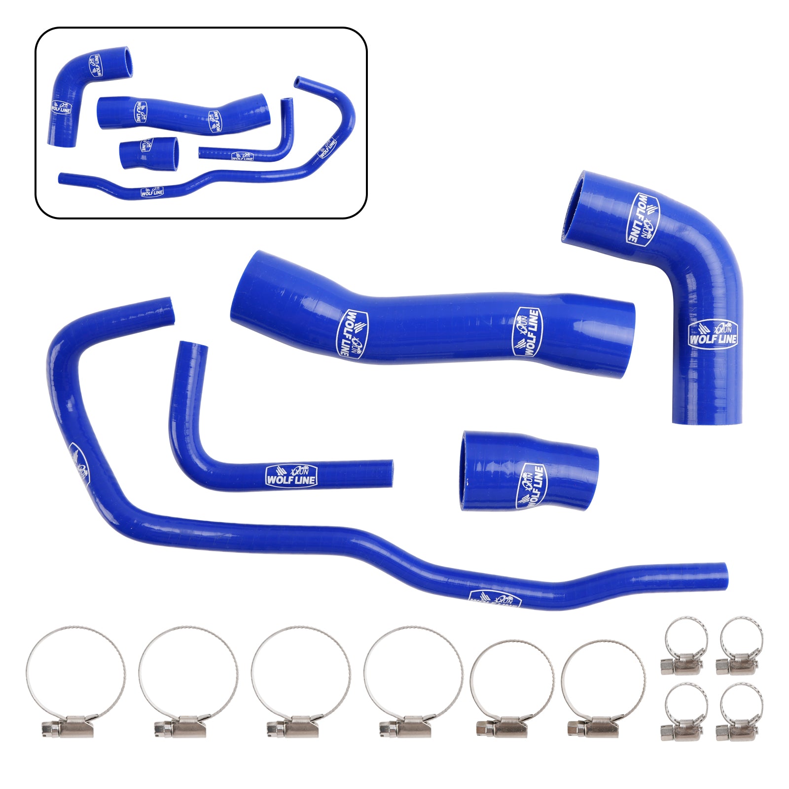 2019-2023 BMW S1000RR Silicone Radiator coolant Hose kit