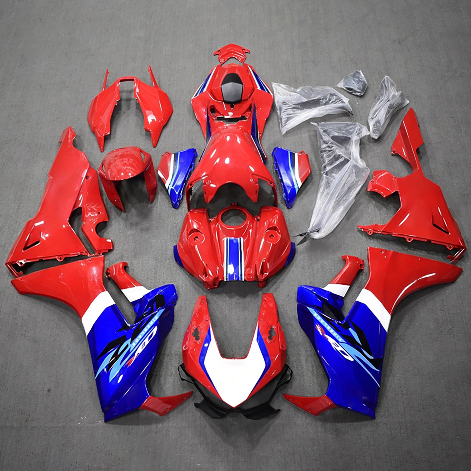 Amotopart 2017–2026 Honda CBR1000RR Rot/Blau Verkleidungsset