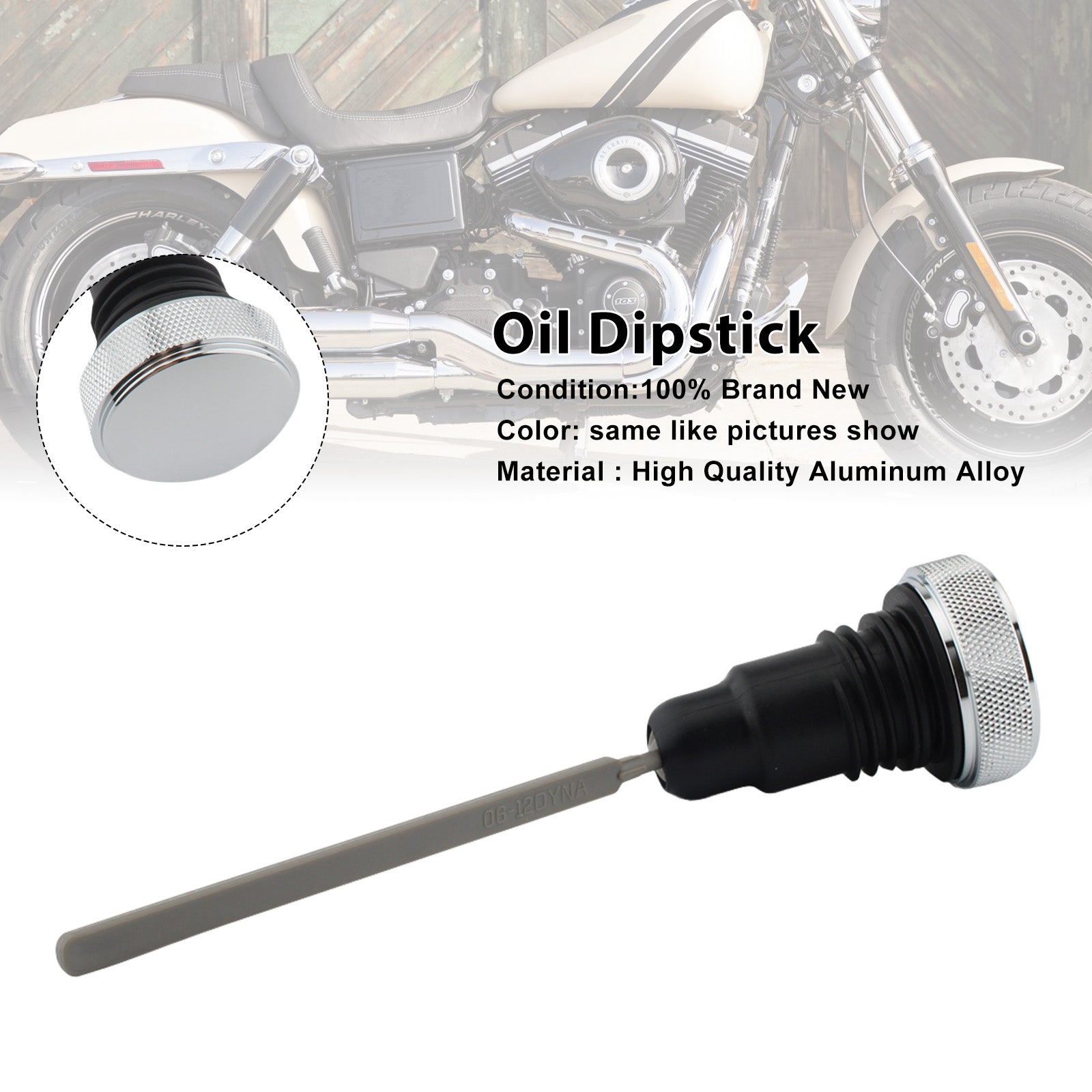 2006-2017 FXD Dyna 0710-0153 Oil Dipstick Tank Cap Plug
