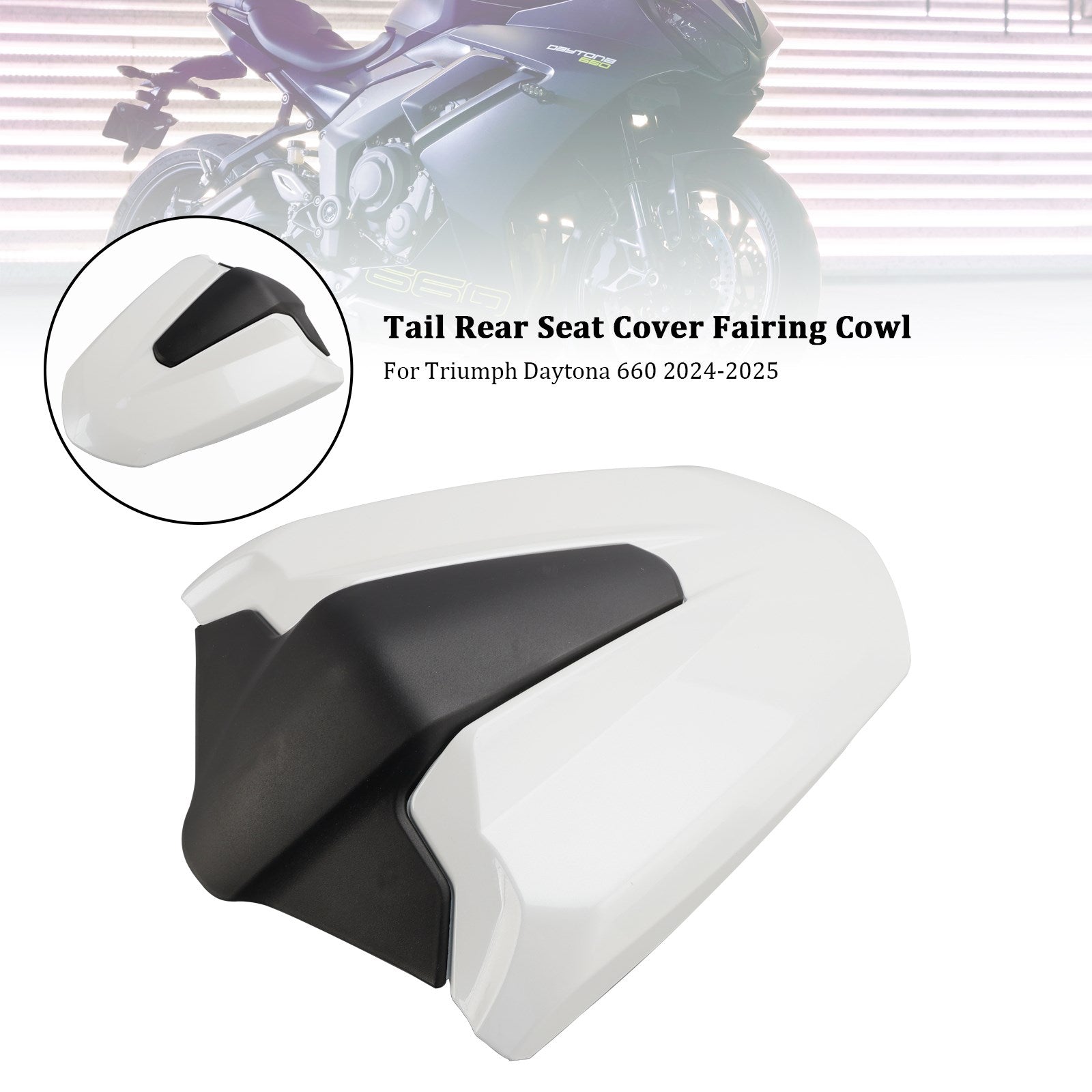 2024-2025 Daytona 660 Tail Rear Seat Cover Fairing Cowl