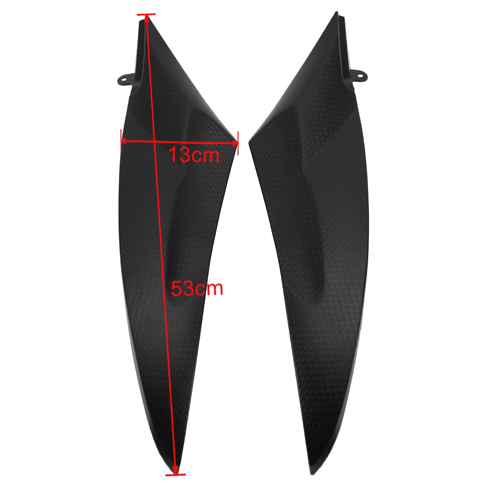 Paire de capot de carénage de panneau de revêtement d'habillage latéral de réservoir de gaz pour Yamaha YZF R6 2006-2007