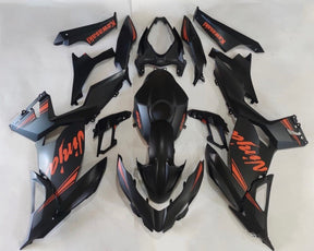 Amotopart Kawasaki EX400/Ninja400 2018-2023 Black&Orange Fairing Kit